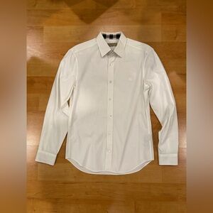 Burberry White Dress Shirt for Men